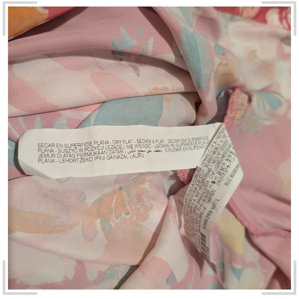 Pre -owned Floral Pink Women's Robe - Picture 6 of 9